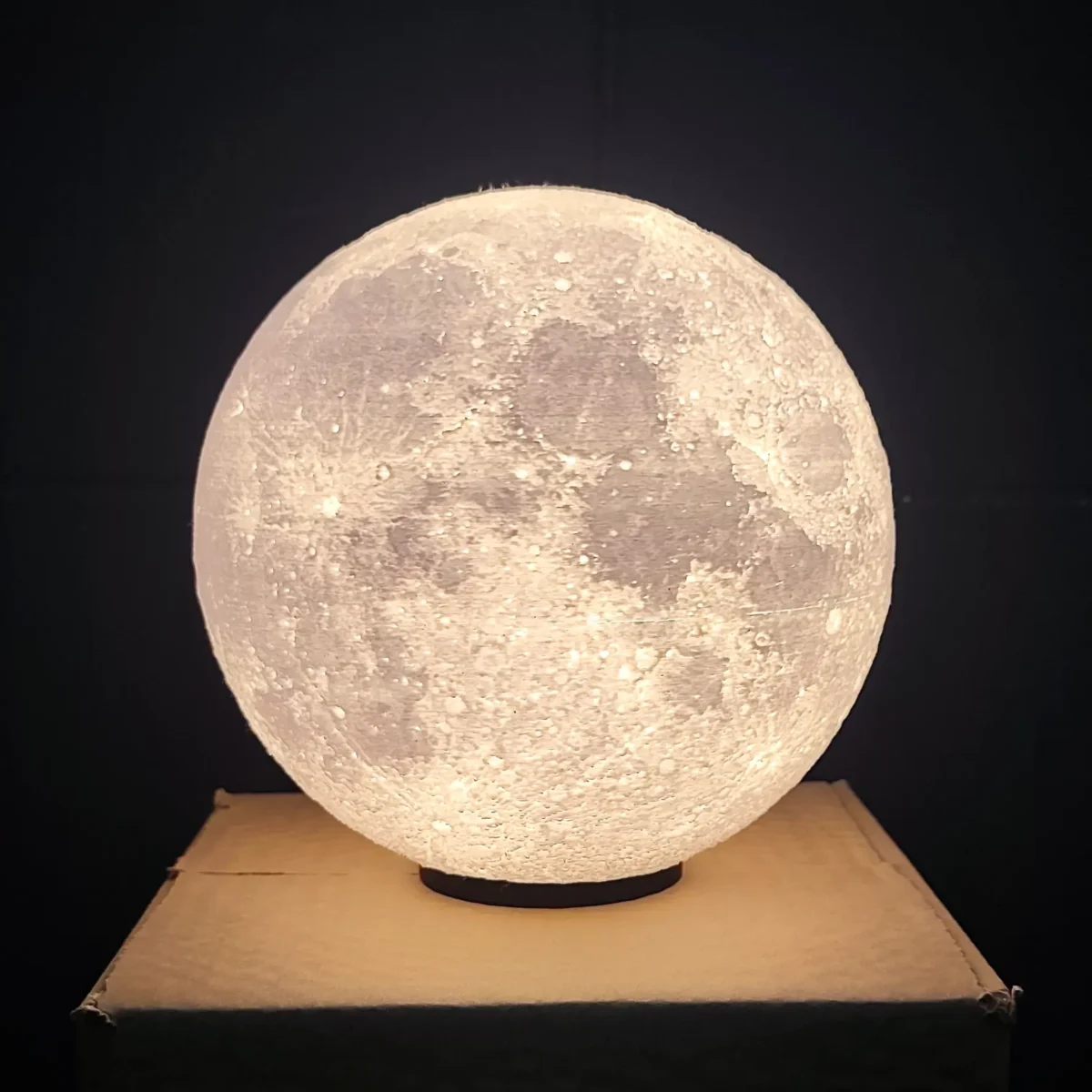 Lámpara Luna Soraire Design 18cm Blanco y Cálido