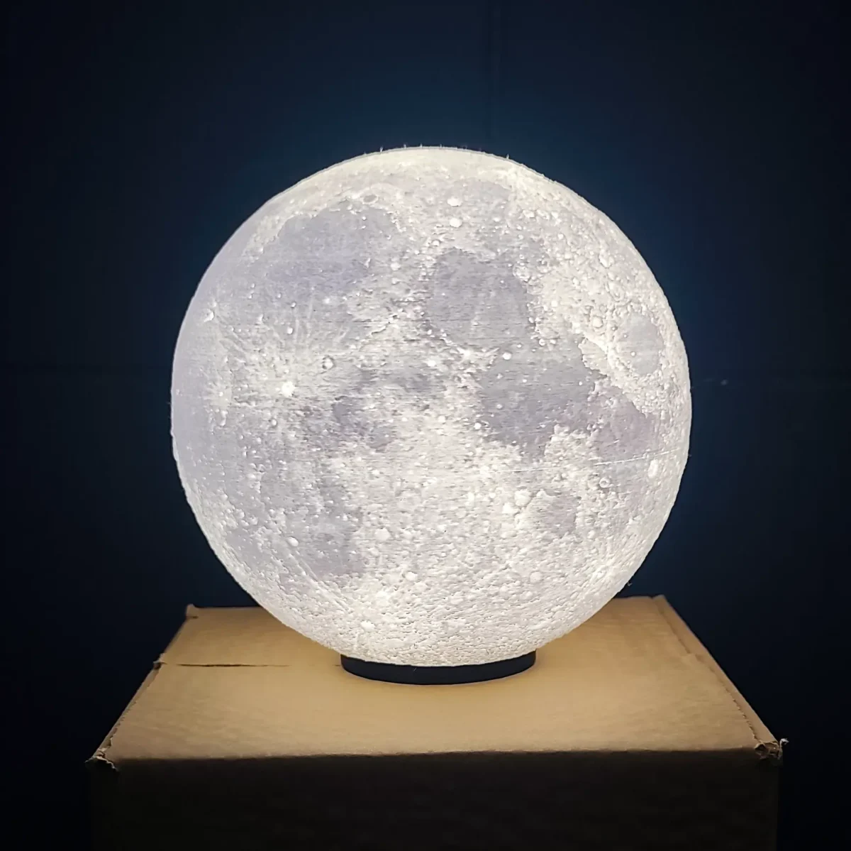 Lámpara Luna Soraire Design 18cm Blanco y Frío