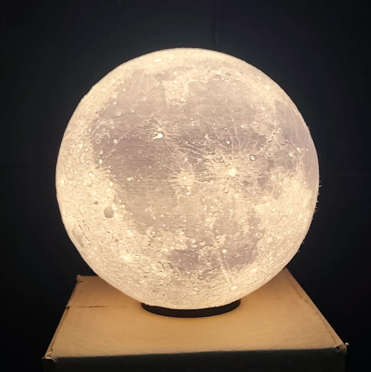 Lámpara Luna Soraire Design 20cm Blanco y Cálido