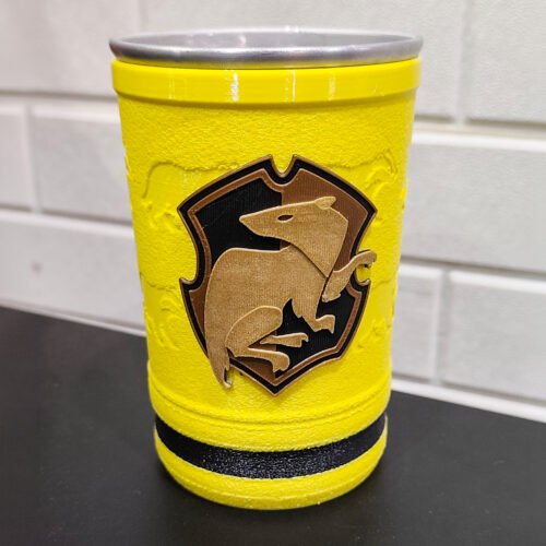 Vaso Impreso 3D Cine Movie Cup Soraire Design Hogwarts Harry Potter Hufflepuff. (1)