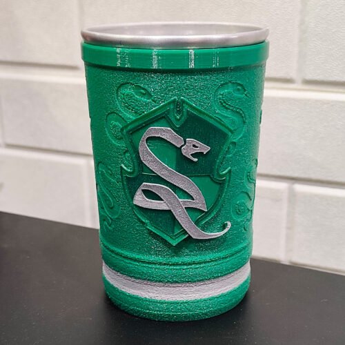 Vaso Impreso 3D Cine Movie Cup Soraire Design Hogwarts Harry Potter Slytherin. (2)